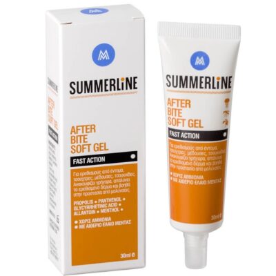 Summerline After Bite Soft Gel Ενυδατικό Gel για την Αντιμετώπιση Τσιμπημάτων Από Έντομα 30ml