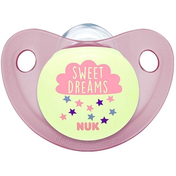 Nuk Trendline Night & Day Πιπίλα Σιλικόνης Χωρίς Κρίκο 1τμχ