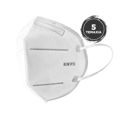 Disposable Non Medical Mask FFP2 - KN95 Μάσκα Προστασίας με Μεταλλικό Έλασμα μιας Χρήσης 5 Τεμάχια