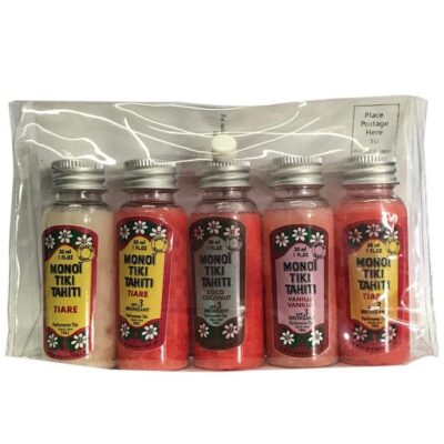 Monoi Tiki Tahiti Bronzants Travel Size Λαδάκια Σώματος για Μαύρισμα 5x30ml