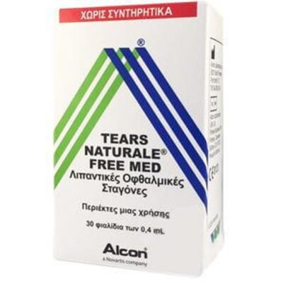Alcon Tears Naturale Free Med Οφθαλμικές Σταγόνες σε Περιέκτες μιας Χρήσης