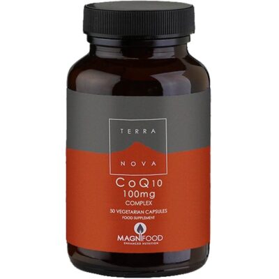 Terranova Co Q10 100mg Complex Μοναδική Σύνθεση για Μεγιστοποίηση της Απορρόφησης του Συνένζυμου Q10 50caps