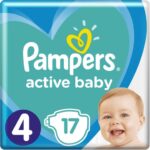 Pampers Active Baby Νο4 (9-14 kg) 17 πάνες