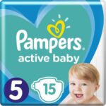 Pampers Active Baby Νο5 (11-16 kg) 15 πάνες