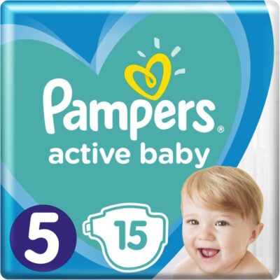 Pampers Active Baby Νο5 (11-16 kg) 15 πάνες