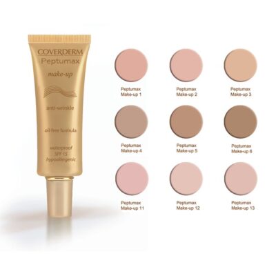 Coverderm Peptumax Make Up Spf15 30ml Αντιρυτιδικό Make Up με Αντηλιακή Προστασία