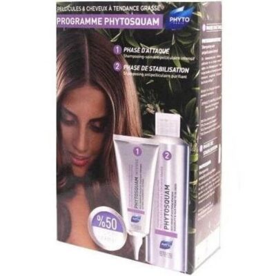 Phyto Πακέτο Προσφοράς Phytosquam Hydratant Shampoo 200ml & Intense Shampoo 100ml -50% στο 2ο Προιόν