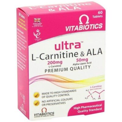 Vitabiotics Ultra L Carnitine & ALA 60tabs