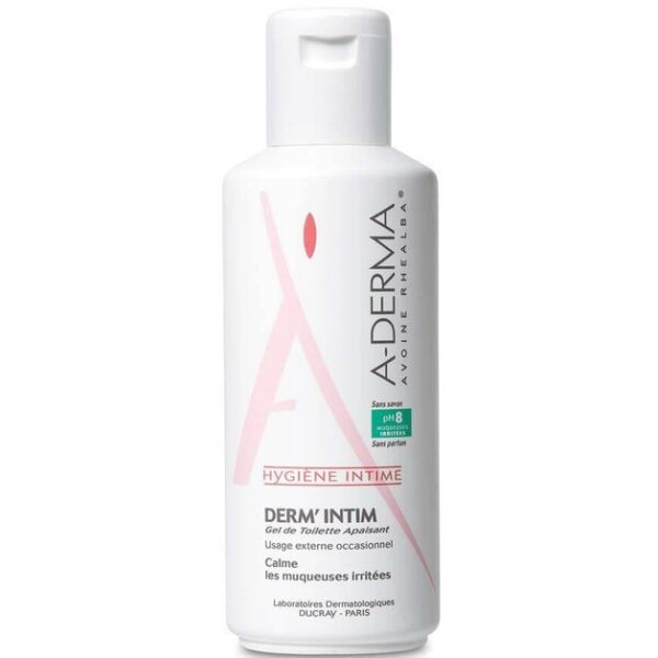 A-Derma Derm'Intim Gel De Toilette Apaisant pH8 200ml Promo -20%