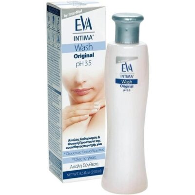 Eva Intima Wash Original pH 3.5 Καθαρισμός και Φροντίδα Ευαίσθητης Περιοχής 250ml
