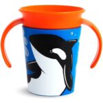 Munchkin Miracle 360 Κύπελλο με Λαβές Φάλαινα 6m+ 177ml