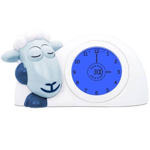 Zazu Sam the Lamp Sleeptrainer With Nightlight Έξυπνο Ξυπνητήρι Προβατάκι για την Εκμάθηση του Πρωινού Ξυπνήματος Χρώμα Σιέλ