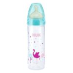 NUK New Classic Μπιμπερό Πολυπροπυλένιο Στενό Σχήμα με Θηλή Καουτσουκ 250ml