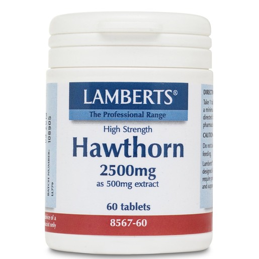 Lamberts Hawthorn 2500mg 60tabs