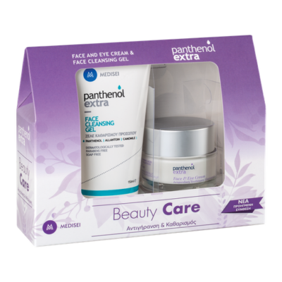 Medisei Panthenol Extra Face & Eye Κρέμα Προσώπου και Ματιών 50ml & Face Cleancing Gel Καθαρίζει και Δροσίζει το Πρόσωπο 150ml
