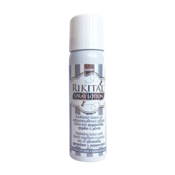Intermed Rikital Spray Lotion Ενυδατική Λοσιόν για Τσιμπήματα Εντόμων 50ml