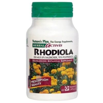 Nature's Plus Rhodiola 250mg Συμπλήρωμα Διατροφής για την Καλή Λειτουργία του Καρδιακού & Ανοσοποιητικού Συστήματος 60 V.Caps