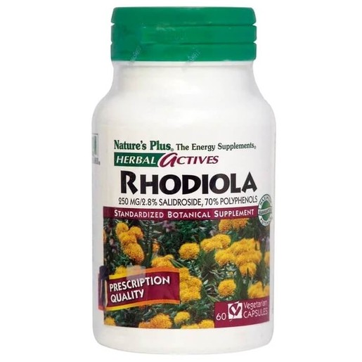 Nature's Plus Rhodiola 250mg Συμπλήρωμα Διατροφής για την Καλή Λειτουργία του Καρδιακού & Ανοσοποιητικού Συστήματος 60 V.Caps