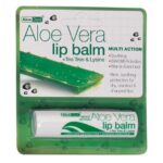 Optima Aloe Vera Lip Balm Μαλακώνει Και Ενυδατώνει Τα Χείλη 4gr