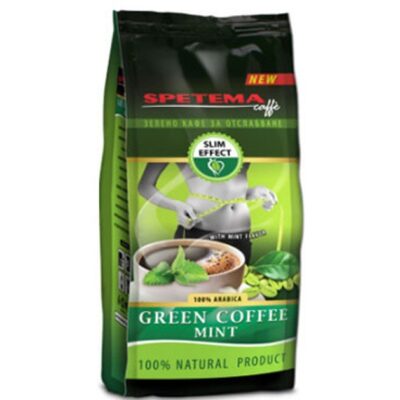Spetema Caffe Green Coffee Mint Πράσινος Ωμός Καφές με Γεύση Μέντα 100gr