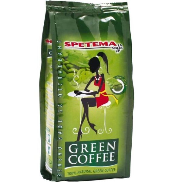 Spetema Caffe Green Coffee Πράσινος Ωμός Καφές 100gr
