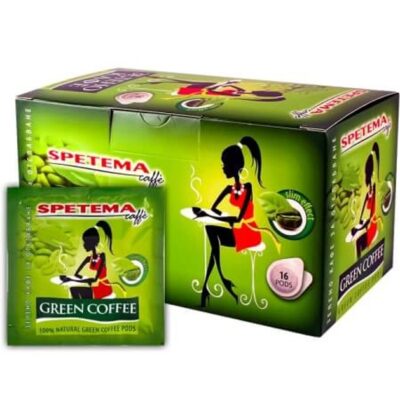 Spetema Caffe Green Coffee Πράσινος Ωμός Καφές 16 Τεμάχια