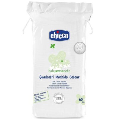 Chicco Baby Moments Μαντηλάκια από Μαλακό Βαμβάκι 0m+ 60τμχ