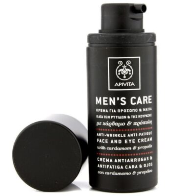 Apivita Mens Care Anti-Wrinkle & Anti-Fatique Face & Eye Cream With Cardamom & Propolis 50ml