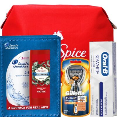 Old Spice Πακέτο Προσφοράς Πρακτικό Τσαντάκι με Πλήρες Σετ Καθημερινής Περιποίησης για την Ανδρική Επιδερμίδα