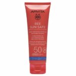 Apivita Bee Sun Safe Hydra Fresh Face & Body Milk With Marine Algae & Propolis Spf50 Travel Size 100ml