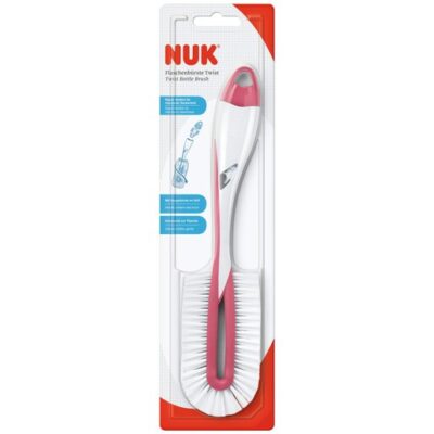 Nuk Βούρτσα Μπιμπερό Twist με Ενσωματωμένο Βουρτσάκι για Θηλές