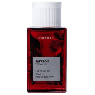 Korres Saffron Tobacco Eau De Toilette Ανδρικό Άρωμα με Ανατολίτικες Νότες 50ml