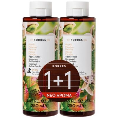Korres Πακέτο Προσφοράς Pistachio Showergel Αφρόλουτρο με Εθιστικό