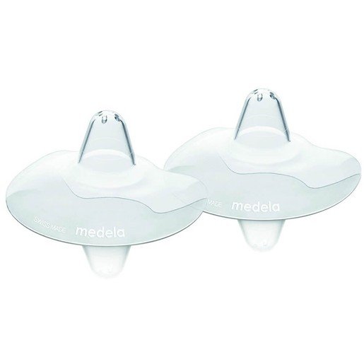 Medela Contact Nipple Shields Ψευδοθηλές Σιλικόνης με Θήκη 2 Τεμάχια