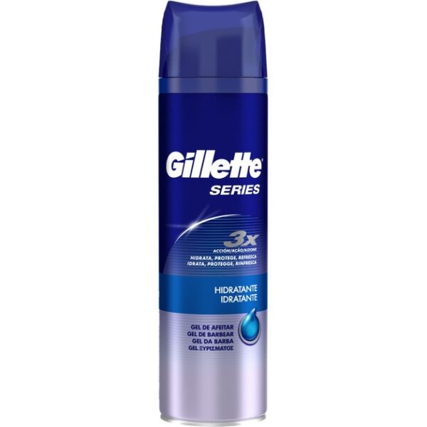 Gillette Series Gel Moisturizing Gel Ξυρίσματος που Διατηρεί τη Φυσική Υγρασία της Επιδερμίδας 200ml