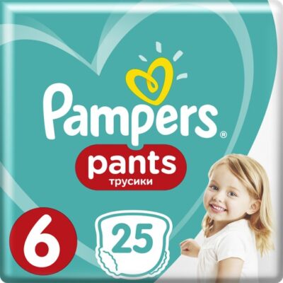 Pampers Pants No6 (15+kg) 25 πάνες