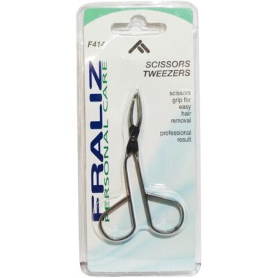 Fraliz F414 Scissors Tweezers Τσιμπιδάκι Φρυδιών με Λαβή 1 Τεμάχιο