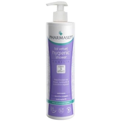Pharmasept Tol Velvet Hygienic Shower Camelia Υγρό Υγιεινού Καθαρισμού Χωρίς Αλκάλια & Σαπούνι 500ml