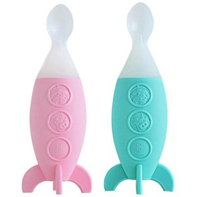 Marcus & Marcus Feeding Spoon Dispenser Κουτάλι Ρυθμιζόμενης Ροής Σιλικόνης FDA 6m+ 1 τεμάχιο