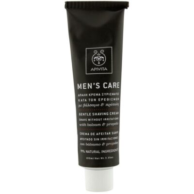 Apivita Mens Care Gentle Shaving Cream With Balsam & Propolis 100ml
