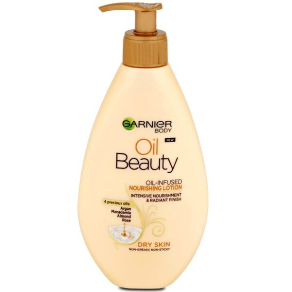 Garnier Body Oil Beauty Θρεπτική Λοσιόν Σώματος με 4 Πολύτιμα Έλαια 250ml