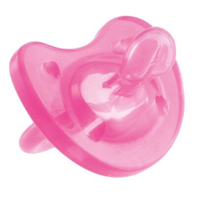 Chicco Physio Soft Πιπίλα Όλο Σιλικόνη Ροζ 1τμχ