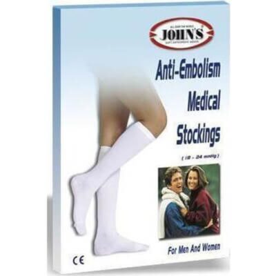 John's Antiembolism 18-24mmHg Αντιεμβολικές Κάλτσες Ριζομηρίου Σιλικόνης Long 214529