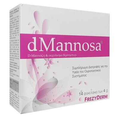 Frezyderm dMannosa Συμπλήρωμα Διατροφής για την Υγεία του Ουροποιητικού Συστήματος 14 Φακελάκια x 4gr