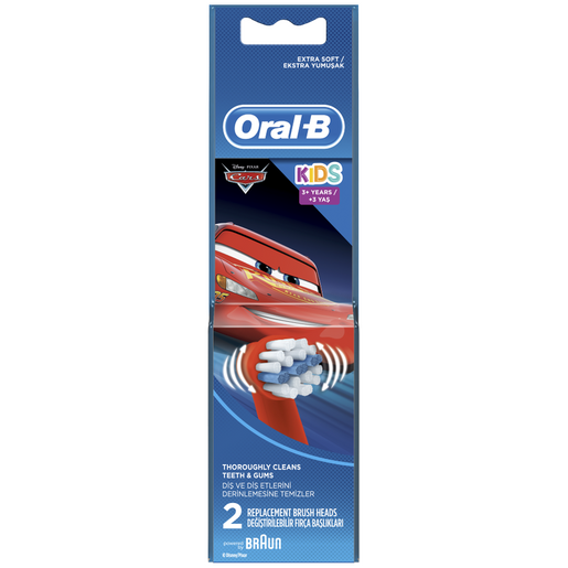 Oral-b Stages Power Cars Ανταλλακτικές Κεφαλές 2 τεμάχια